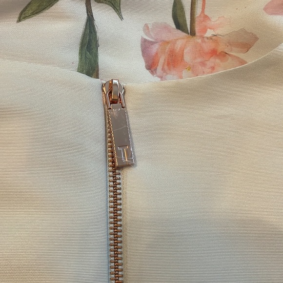 Ted Baker London Callila Sketchbook Full Skirted Floral Dress Ted Size-2 (US 6) - Picture 7 of 9